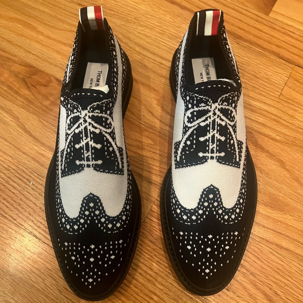 Thom Browne Black and White Women’s Shoes
